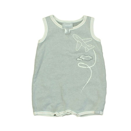 

Pre-owned Coccoli Boys Grey | Airplane Romper size: 12 Months