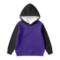 thumbnail image 3 of LUOGENLI Hoodies Girls Valentine's Day Hoodies Size 8-9 Kids Boys Girls Hooded Jacket Patchwork Hoodie Sweatshirt Toddler Child Pullover Girls Sweatshirt Sets Size 8 Dark 13-14 Years, 3 of 5