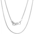 thumbnail image 2 of Silvadi Nickel Free 925 Sterling Silver Round Snake Chain for Women, 20", 1.2mm, 2 of 6