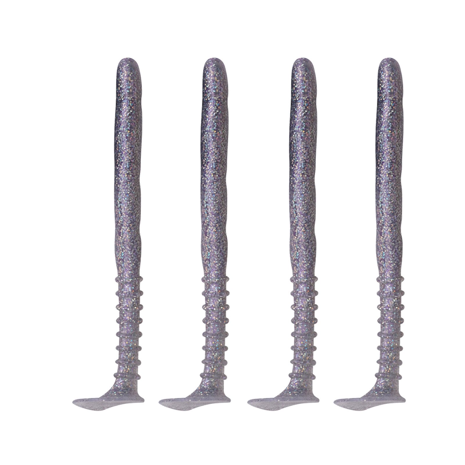 4Pcs T Tail Soft Baits Paddle Tail Fishing Swimbaits Fishing Lures Artificial Baits Fishing Tackle Lures