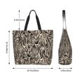 thumbnail image 5 of Naloa Leopard And Zebra1 Tote Bag for Women Large Capacity Shoulder Bag for College Work Travel Shopping, 5 of 8