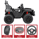 thumbnail image 5 of Montable Eléctrico Camioneta 4x4 para Niños Luz Sonido Bluetooth Control Remoto 12v - Negro, 5 of 8