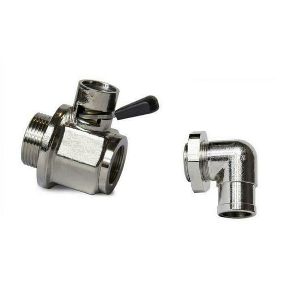 EZ Drain 14mm-1.25 Oil Drain Valve With 90 Degree Adapter