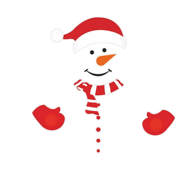 TIELUTT Christmas Snowman Refrigerator Large Self Adhensive Refrigerator Stickers for Christmas Hair Light Photography Banner Stand Bi Stickers Student Stickers the Selection Stickers