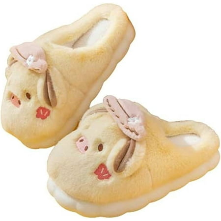 

CoCopeaunt Women Men Lovely Cute Pig Animal Fluffy House Shoes Furry Faux Fur Plush Soft Warm Winter Slippers Indoor Home