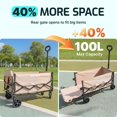 thumbnail image 2 of Carro plegable GOLABS tipo wagon, 100 L de almacenamiento, carga de 160 kg, 2 of 9