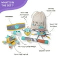 thumbnail image 3 of Dingle Dangle Baby - Deluxe Gift Set - 3 in 1 Diaper Changing Helper Headband & Portable Mobile, Rattle - 1 ea, 3 of 7