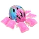 thumbnail image 2 of Juego de equipo de protección para patinaje, 7 Uds., casco, Protector de rodilla, protector de muñeca, coderas para niños, tabla de Skate de bicicleta, 2 of 14