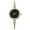 Gold + Black, variant on Fashion Women No Scale Round Dial Alloy Wire Band Bangle Quartz Wrist Watch