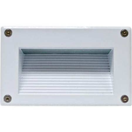 

Dabmar Lighting LV-LED655-W 1.8W & 12V 18 LEDs Recessed Cover Step Light - White