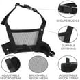 thumbnail image 4 of YOPTOP Muzzle for Dogs - Adjustable Soft Dog Muzzle for Small Medium Large Dog  Air Mesh Training Dog Muzzles for Biting Barking Chewing - Breathable Mesh & Soft Flannel Protects Dog Mo, 4 of 7
