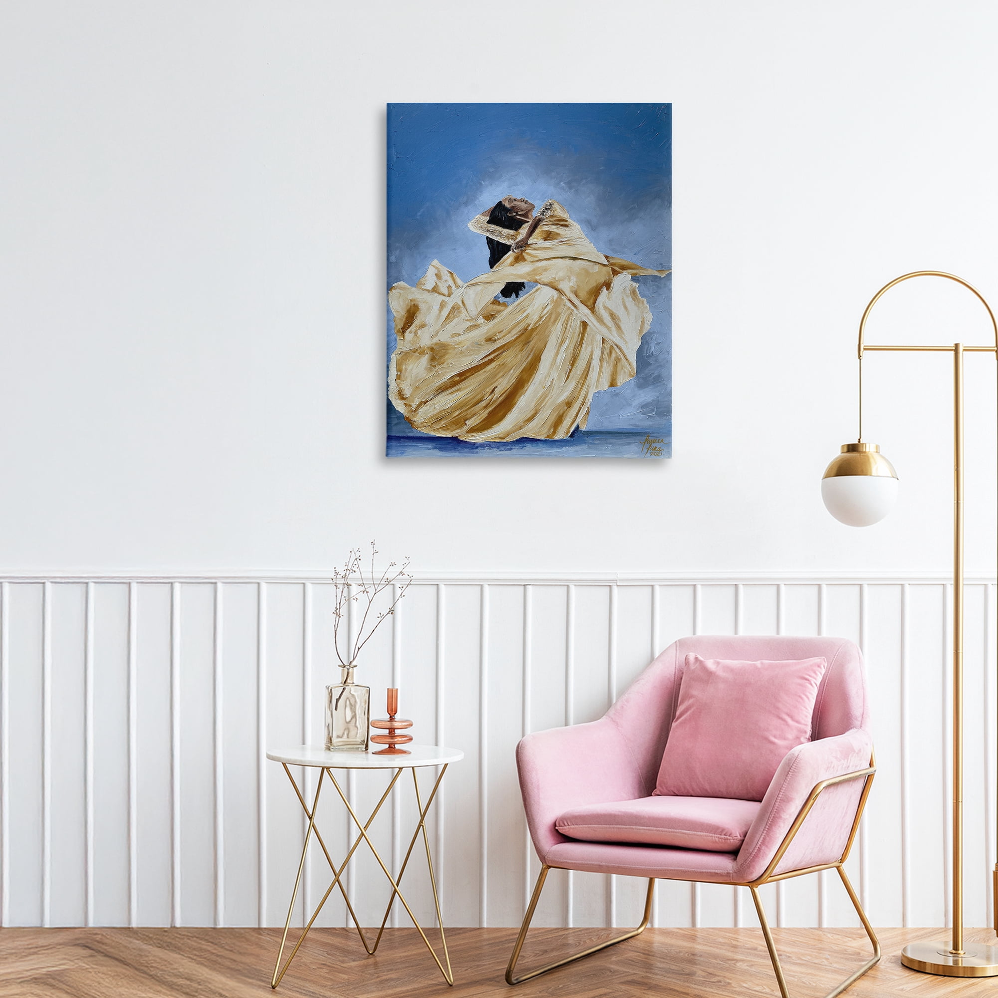 Stupell Industries Expressive Elegant Dancer Canvas Wall Art, design by Lauren Luna