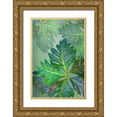 thumbnail image 1 of Murdock, Ramona 17x24 Gold Ornate Wood Framed with Double Matting Museum Art Print Titled - Tropical Leaves III, 1 of 4