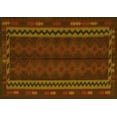 thumbnail image 1 of Ahgly Company Indoor Rectangle Southwestern Yellow Country Area Rugs, 2' x 3', 1 of 4