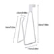 thumbnail image 3 of Portarrollos de papel higiénico montado en la pared | Estante de puerta de gabinete de baño no perforado de hierro forjado | Acabado brillante de alta resistencia, sostiene toallas y pañuelos,, 3 of 6