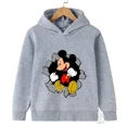 thumbnail image 4 of Sudadera con capucha con estampado de Mickey Harajuku de Disney para niños de 3 a 14 años, sudadera de moda urbana de otoño para niños, jersey para exteriores, 4 of 5