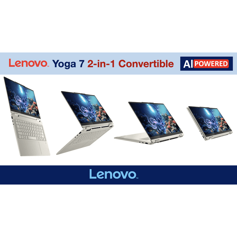 Lenovo Yoga 7 AI Powered 2-in-1 Laptop 14.0in Touchscreen