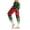 02#Vermilion, variant on Women's Christmas Print Pajama Pants, Elastic Waist Tapered Casual Jogger Trousers, Holiday Cozy Soft Winter Sleepwear Bottoms Vermilion XL