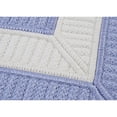 thumbnail image 2 of Colonial Mills 2' x 10' Purple and White Braided Rectangular Area Throw Rug Runner, 2 of 2