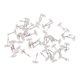 thumbnail image 2 of 50pcs Anillos Swivel Giratorio Intermitente Rotación Flexible Fuerte Pesca Pesquero Accesorio L, 2 of 8