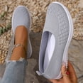 thumbnail image 6 of Mepaouo Walking Shoes Women Breathe Mesh Slip on Sneakers Mesh Casual Ballet Flat Nurse Dress Loafers, 6 of 9