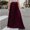 Wine, variant on USSUMA Skirts for Women Trendy Summer Midi Skirt Solid Color High Waist Pleated Wrap Skirt Mid-Calf Skirt Lounging Skirt Loose Skirt Bachelor Party My Order Black Skirt for Women XXXL
