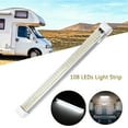 thumbnail image 5 of 12V Interior LED Light Bar, 108 LEDs Light Strip with ON/OFF Switch 12V-80V Led RV Interior Light Bar for RV Boat Trailer Camper 4 Pack, 5 of 9