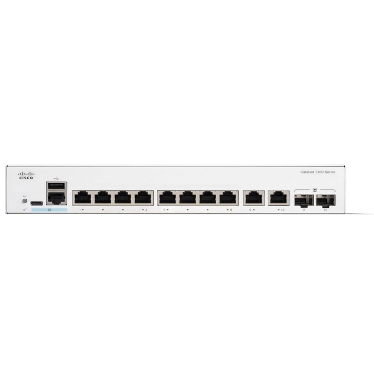 Cisco Catalyst C1300-8T-E-2G Ethernet Switch 10 Ports - Manageable