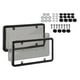 thumbnail image 5 of Marco de matrícula americano con tornillos, placa de matrícula de 6 x 12 pulgadas para camión, auto, parte delantera Gris, 5 of 7