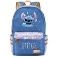thumbnail image 1 of Lilo & Stitch Backpacks For Women And Men - School Bag For Teenagers - Canvas Laptop Backpack With Large Capacity - Rucksack Featuring Anime Mochilas, 1 of 2