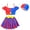 A, variant on Girls Two-Piece Swimsuit w/Swimming Cap Tankini Bathing Suit, Size 3-10Y