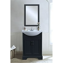 Legion Furniture 24"SINK VANITY, NO FAUCET-Color:Dark Gray