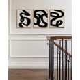 thumbnail image 6 of SHENIFY Black Abstract Boho Wall Art Geometric Wall Decor Minimalist Bohemian Decor Prints for Bedroom Living Room 11x14in3pcs Neutral Framed, 6 of 7