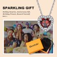thumbnail image 4 of Bestyle Birthstone Necklace for Mom Wife Daughter, January Crystal Pendant Necklace Jewelry Gifts for Birthday Christmas, 4 of 8