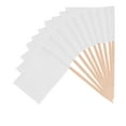 thumbnail image 6 of LEORX White Paper Cake Picks with Blank Flags for Decorations and Cupcake Toppers 100pcs, 6 of 8