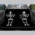 thumbnail image 4 of Pzuqiu Bone Skeleton Car Seat Covers Set Breathable Universal Full Surround Front Back Auto Seat Cover Easy to Install Front and Rear Split Bench Seat Covers for Cars for Most Cars Trucks, 4 of 7