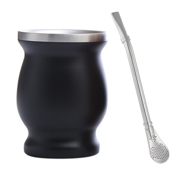 Gourd Mate Cup, 8 Ounces Stainless Steel Double-Wall Tea Cup, 230L Large Capacity, Easy to Clean, Suitable for Tea Coffee and Any Other Cold or Hot Drinking Xiaoyaoyou