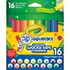 Crayola Pip-Squeaks Mini Wacky Tips Washable Markers, 16 Count
