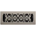 thumbnail image 2 of 3" x 10" Brushed Nickel Victoria Floor Register, 2 of 2