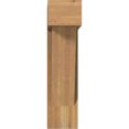 thumbnail image 2 of Ekena Millwork 8"W x 24"D x 32"H Traditional Block Rough Sawn Bracket w/ Offset Brace, Western Red Cedar, 2 of 25