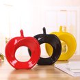 thumbnail image 4 of 1pc Apple Sculpture Ceramic Apple Figurine Apple Statue Home Desktop Decor, 4 of 8