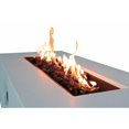 thumbnail image 3 of Living Source International 42" Concrete Propane Fire Pit Table in White, 3 of 5