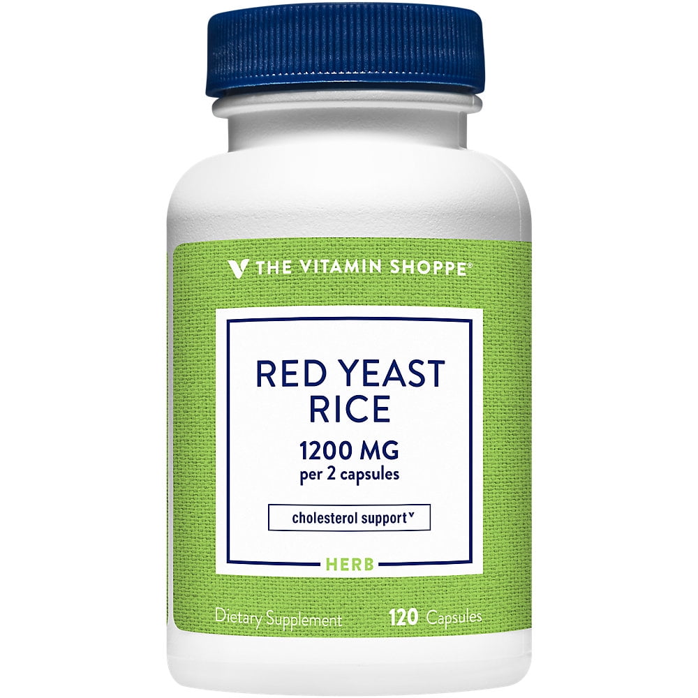 Red Yeast Rice 1200mg, Supports Cholesterol Cardiovascular Health