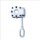 thumbnail image 2 of Toldo Cabrestante Con Tornillos De Fijación Al Soporte, Blanco, 2 of 5