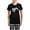 With Checker Pant, variant on CafePress - Kestrel Pajamas - Women's Short Sleeve Print T-Shirt and Pants Dark Cotton Pajama Set