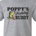 thumbnail image 4 of Inktastic Poppy's Fishing Buddy Youth T-Shirt, 4 of 5