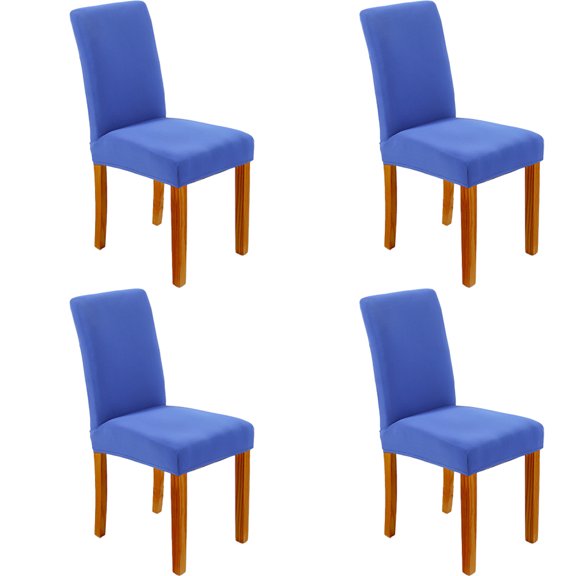 Stretch Dining Room Chair Covers, Set of 4, Universal, Removable, Washable, Slipcovers, Protector, Kitchen, Ceremony, Wedding, Banquet, Hotel, Party