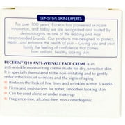 Eucerin Sensitive Skin Experts Q10 Anti-Wrinkle Face Creme 1.70 oz (Pack of 2)