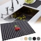 thumbnail image 2 of Kitchen Sink Mat - 2Pack Adjustable Sink Protector Mat for Kitchen Ceramic/Stainless Steel Sink, Easy to Clean, DIY Cut, 2 of 5