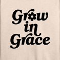 thumbnail image 3 of Instant Message - Grow In Grace - Women's Lightweight French Terry Long Sleeve Shirt, 3 of 6